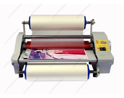 A3 Paper Laminating Machine Cold Roll Laminator Four Rollers Worker Card Office File Laminator FM360 110v/220v Laminating Machin