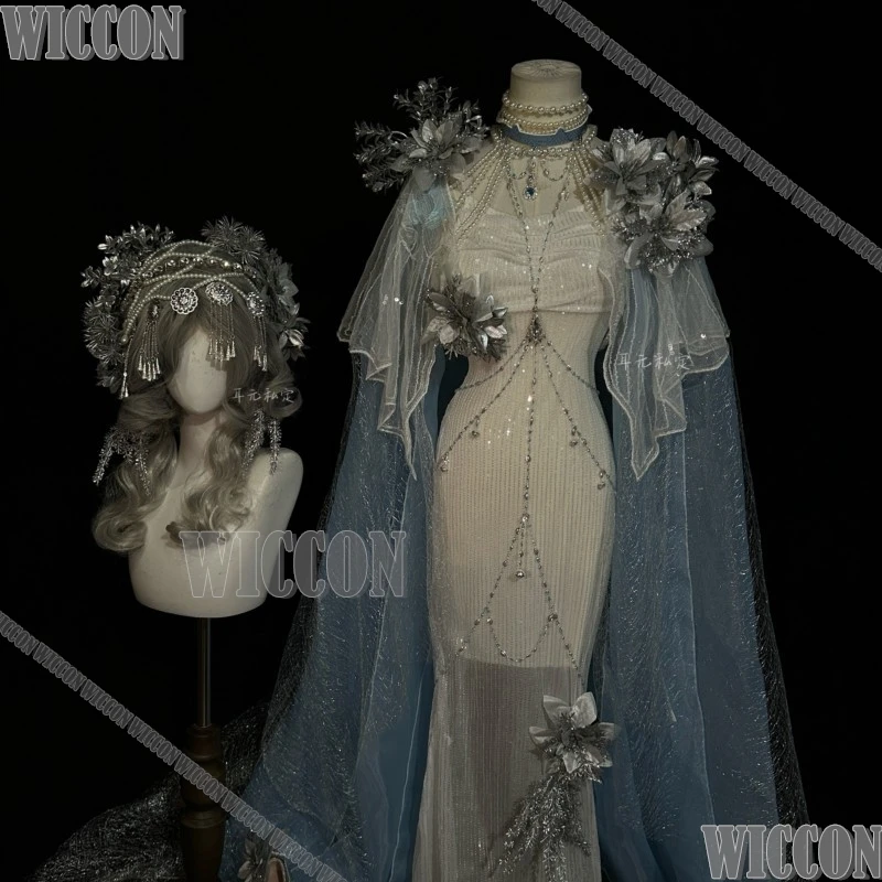 Identity V Melly Plinius Queen Bee Cosplay Memory Scar Gown Lolita Entomologist Dress Halloween Fan Art Festival Fancy Comic Con view 2