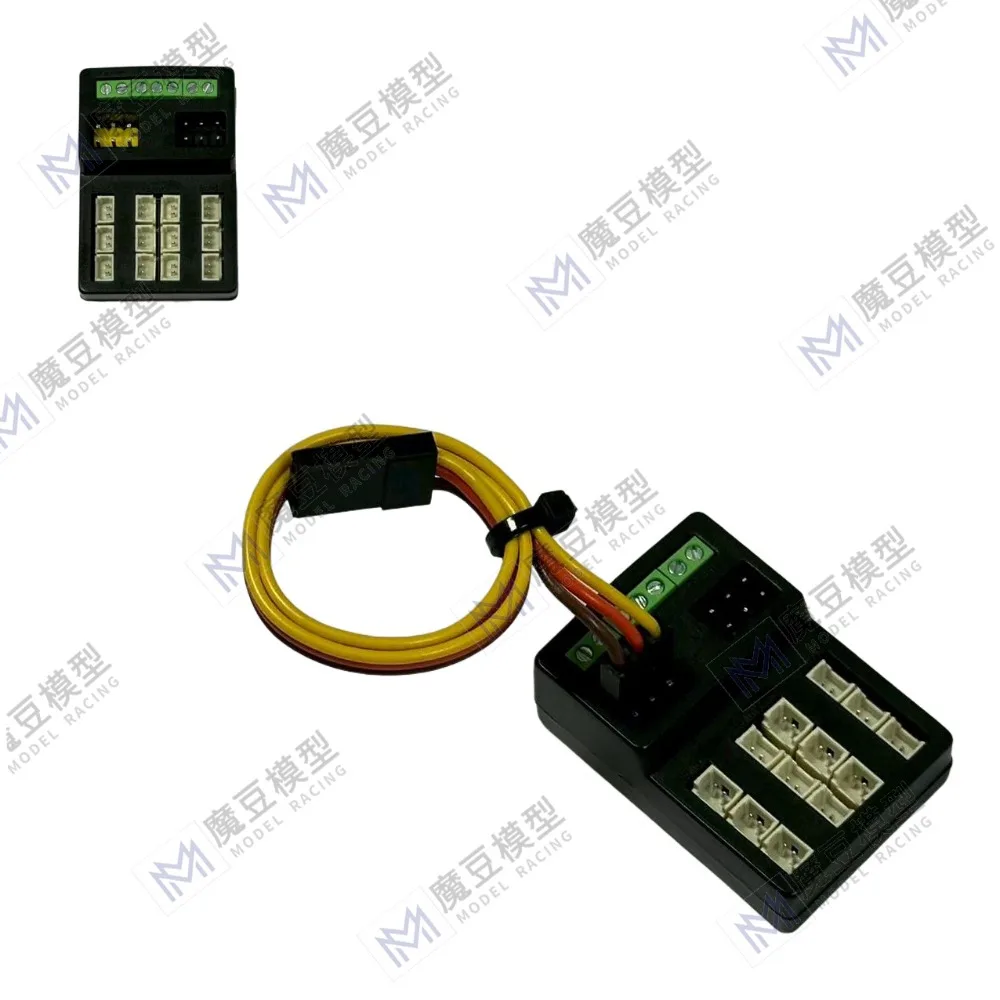 

Для 1/14 RC грузовика прицеп самосвал Scania R470 R620 Benz Actros Volvo MAN LESU DIY Control HostFlashing Module LED Light Group