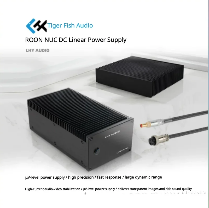 LHY- 19V Audiophile Grade Linear Power Supply with Ultra-Low Microvolt Noise for Roon Core NUC Digital Audio Host