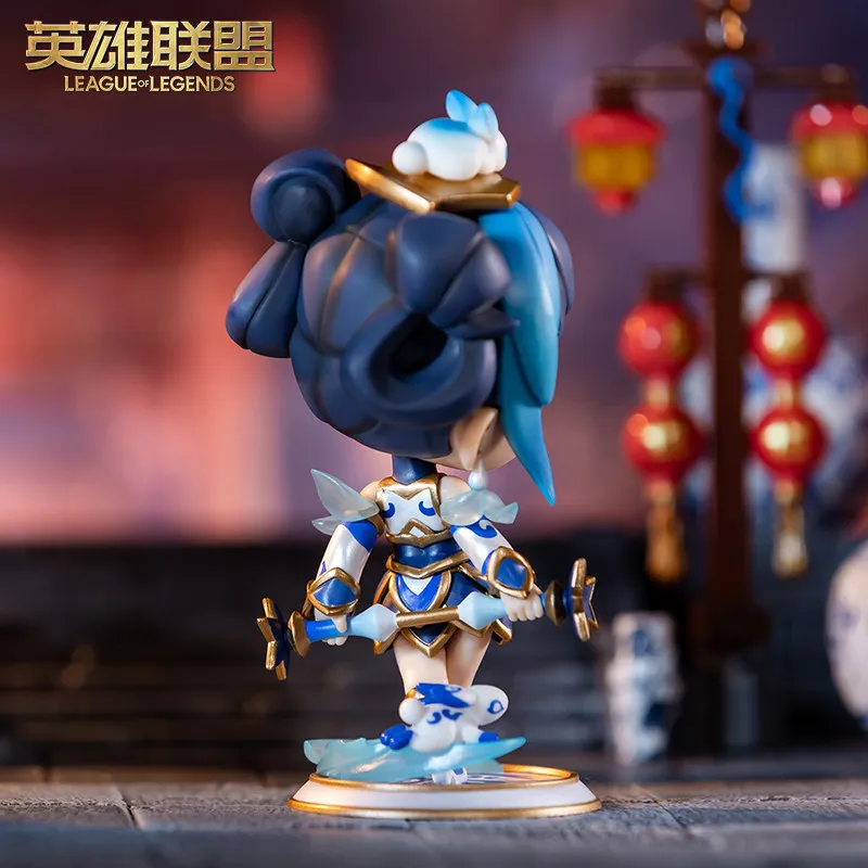 In Stock League of Legends Blue Porcelain Lux 12.6cm Dragon Year Limited Figure Game Collectible Anime Model Trendy Desktop Doll - view 2
