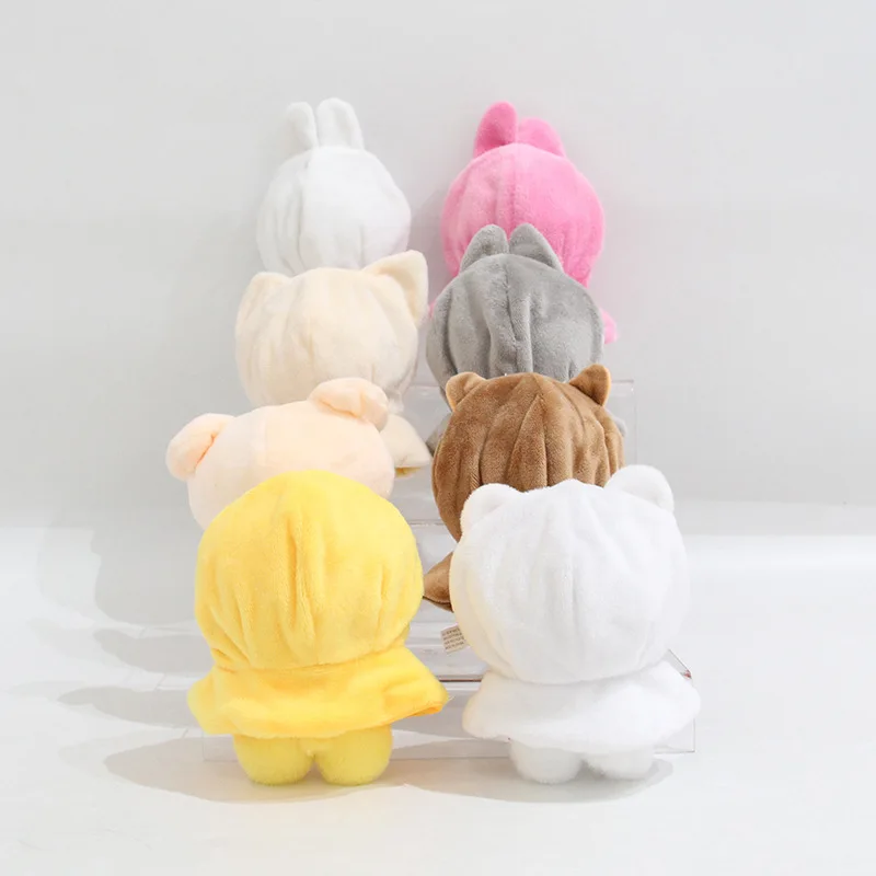 Skz0012cm seul fm ao vivo mesma semana vadios crianças bonito manto fone de ouvido boneca chaveiro skz fã lembrança presente mochila pingente