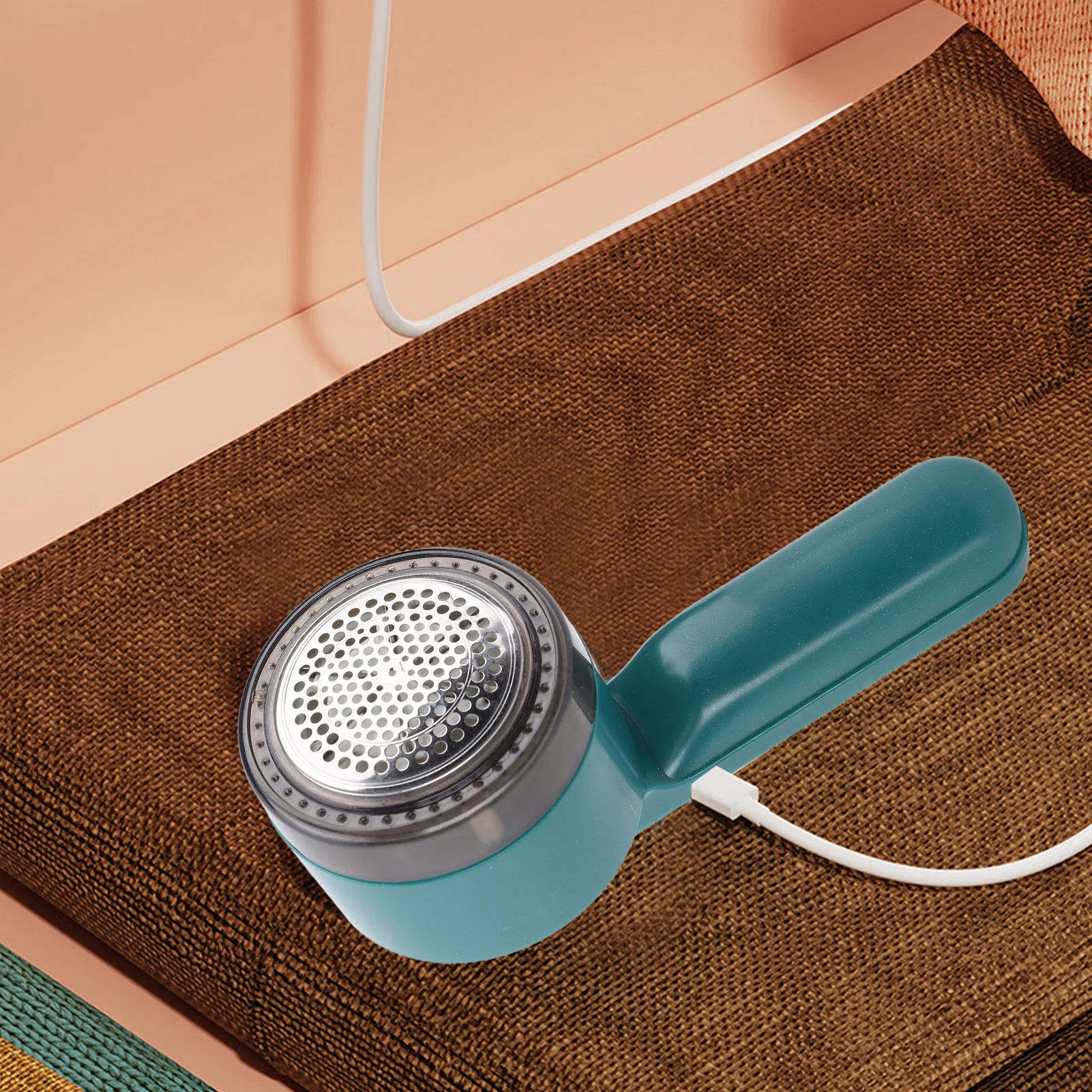 Бритва для ворса ткани, 6 лезвий, портативная USB перезаряжаемая сетка из нержавеющей стали, триммер для одежды, триммер для пальто, свитера, дивана