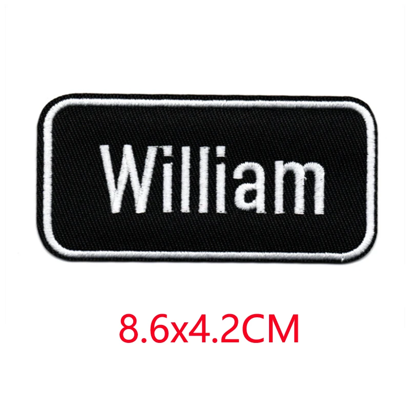 Brief Eisen auf Patches für Kleidung Designer bestickt taktische militärische Outdoor nähen kleine rot blau weiß schwarz gold parche diy – Detail 7