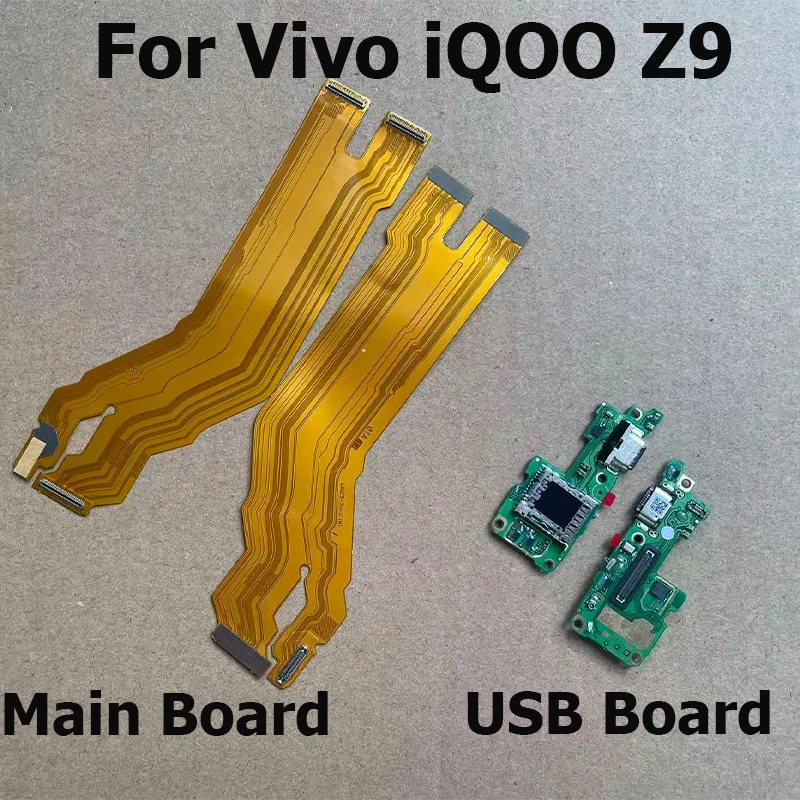 

Для Vivo iQOO Z9 USB зарядная док-станция, порт, микрофон, FPC, разъем для материнской платы, быстрый гибкий кабель с микросхемой