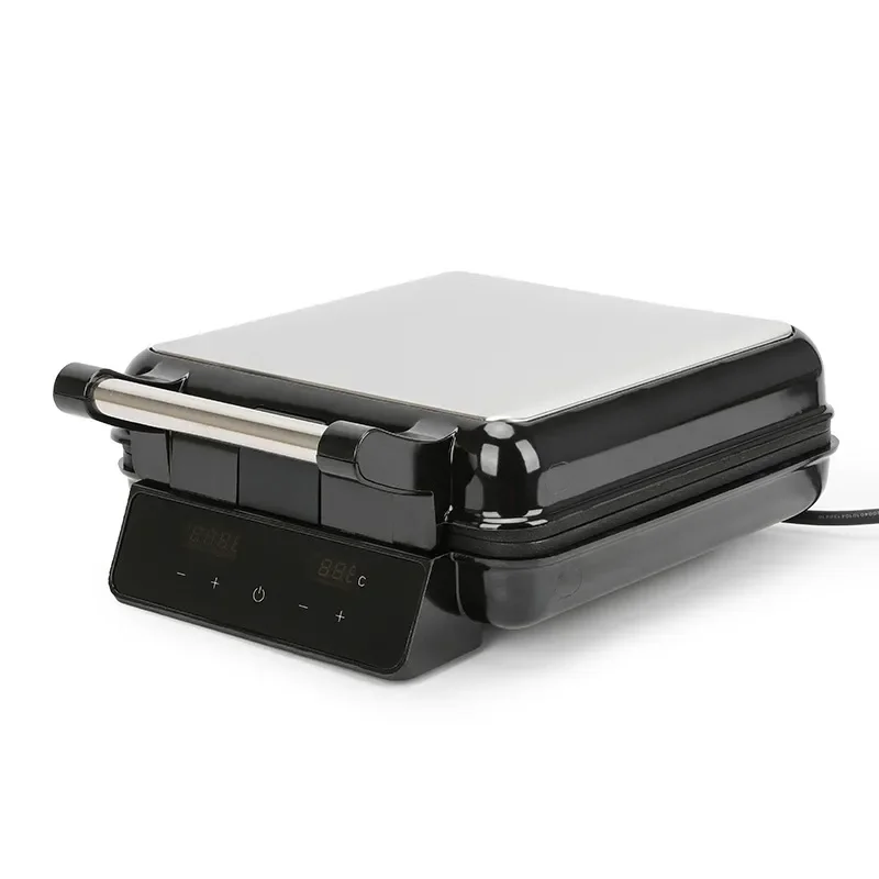 Electric Waffle Maker Household Breakfast Sandwich Bread Machine Adjustable Temperature Control Non Stick Cooking Appliance