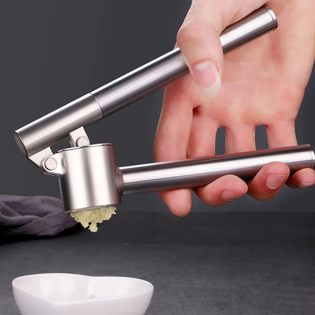 

Manual Garlic Crusher Stainless Steel Long Handle Press for Garlic Ginger Mincer Kitchen Gadget Tool Kitchen Accessory