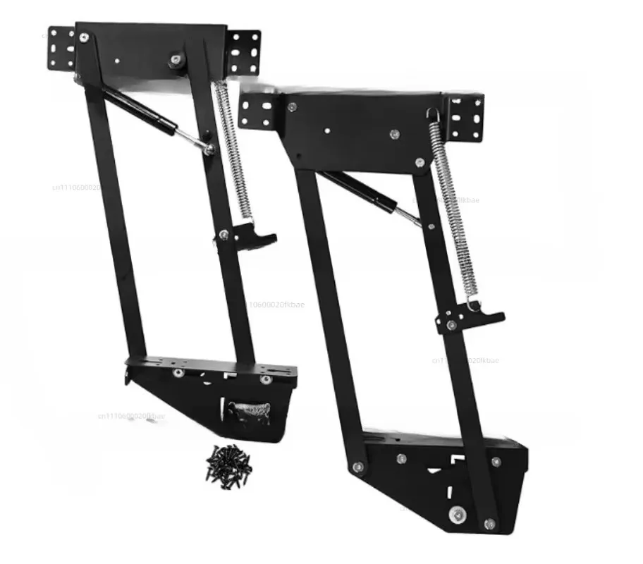 Heavy Duty Mechanism Hydraulic Lifting Spring Pull Hinge Apartment System Kitchen Cabinet Concealed Mixer Lift Up Shelf