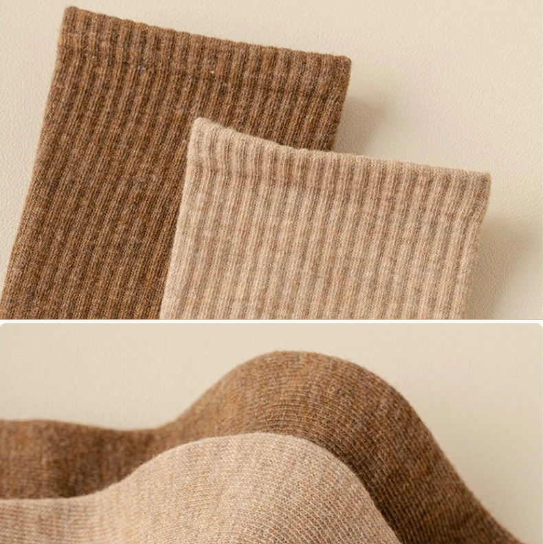 5/10 Pairs 95% Gekämmte Baumwolle Socken Männer Business Kleid Lange Socken Weiche Atmungsaktive Frühling Sommer Bunte Socke Für Mann 5 Paare/los – Detail 12