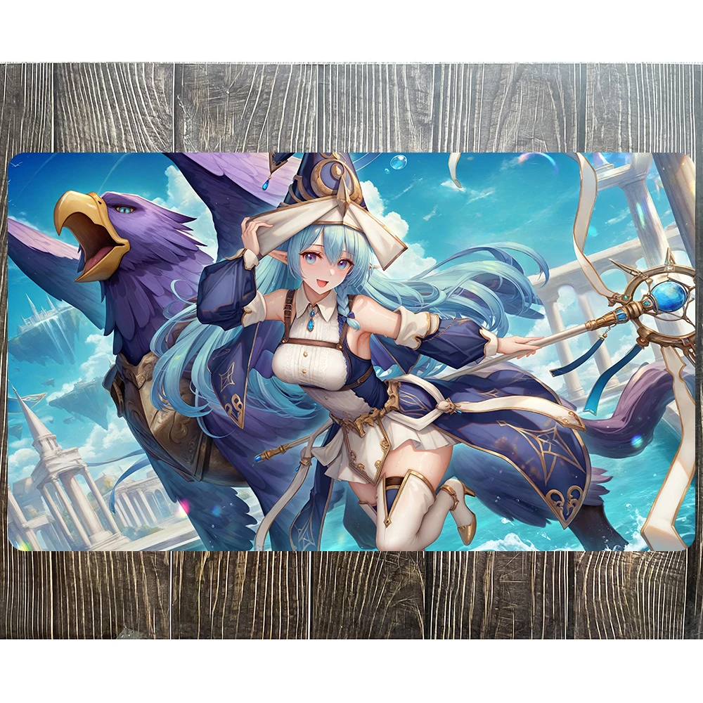 Yu-Gi-Oh Playmat Water Enchantress Of The Temple YGO Mat TCG Yugioh M-321