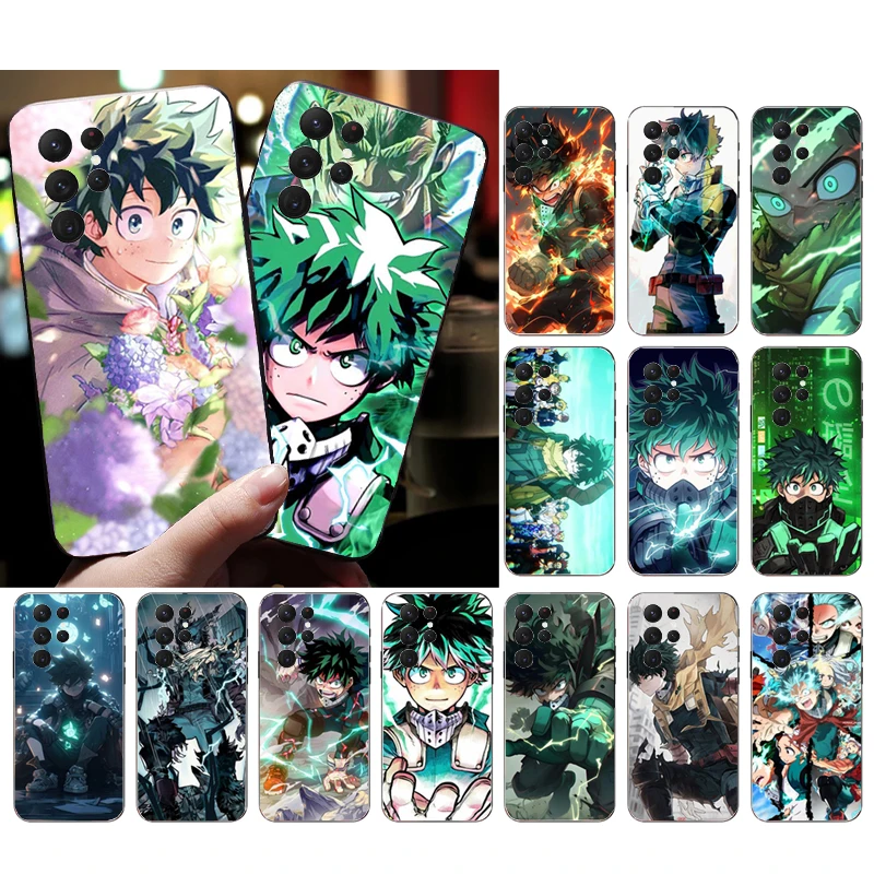 Deku Izuku Midoriya Anime My Hero Academia Phone Case For Samsung A52S A21S A33 A23 A35 A55 A14 A32 A52 A53 A54 A51 A71 A15