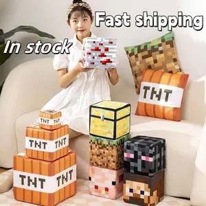 Pillow decorative print TNT Minecraft 20x20 AliExpress