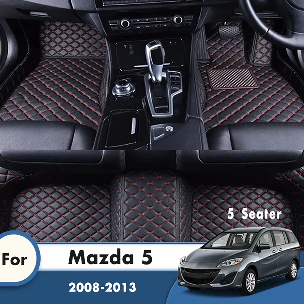 Custom Carpets For Mazda 5 2013 2012 2011 2010 2009 2008 (5Seats) Car Floor Mats Auto Accessories Styling Interior Parts Rugs