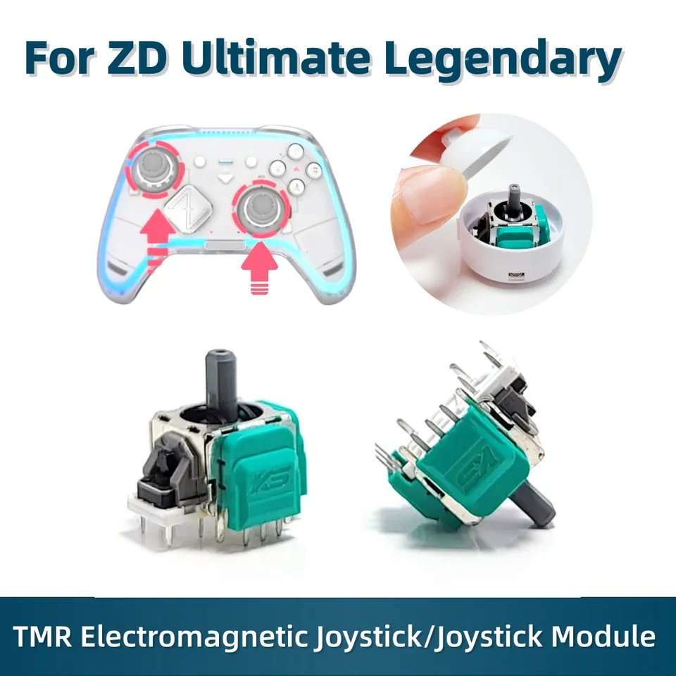 K-SILVER JS13 PRO/GINFULL DS13 TMR Electromagnetic Joystick For ZD