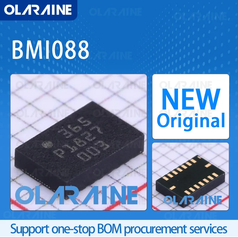 1/5/10Pcs BMI088 LGA-16 original ic chip IMU - Inertial Measurement Unit RoHS I2C, SPI Voltage -3.6 V Current 5.15 mA