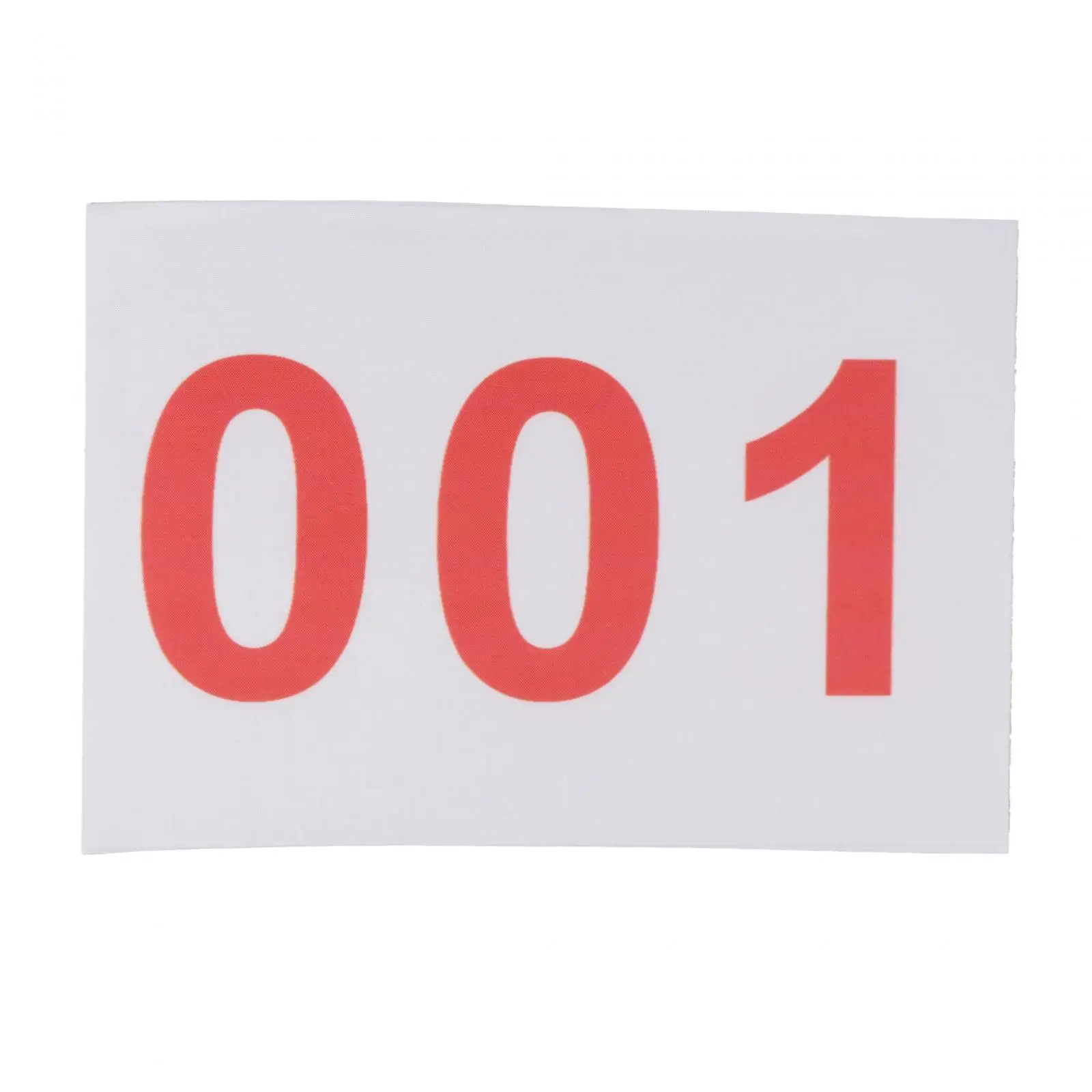 Running Bib Numbers Reusable Polyester Pongee Athlete Bibs Track and Field Competition Tags for School Sports Day