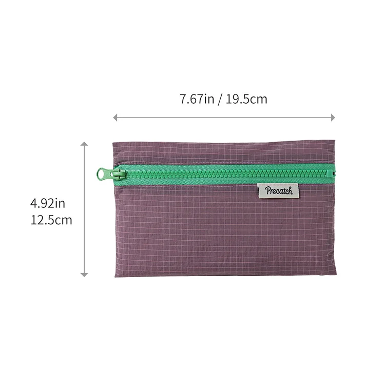 Multifunktionale, leichte Tasche für Augenbrauenstift, Schreibwaren, Schmuck, Dokumente und Kleingeld, Macaron-Farbe, für Frauen – Detail 1
