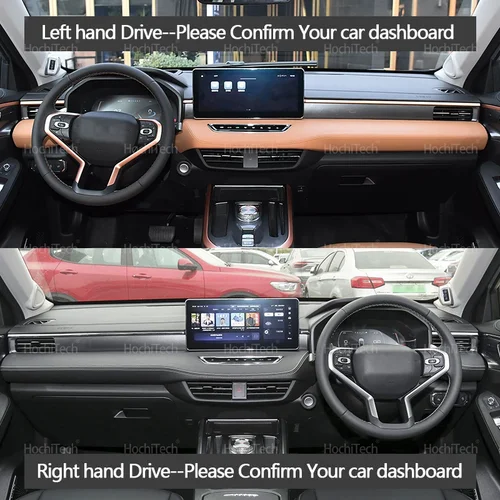 Imagen 2 del producto Para Haval Jolion 2021 2022 2023 2024 cubierta antideslizante para salpicadero almohadilla protectora parasol para coche accesorios de alfombra