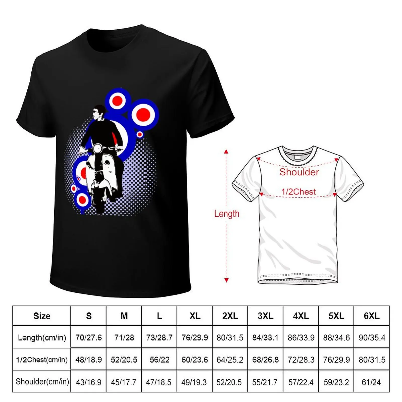 Scooter rider on target design T-Shirt Dry Fit Running Short Sleeve Top