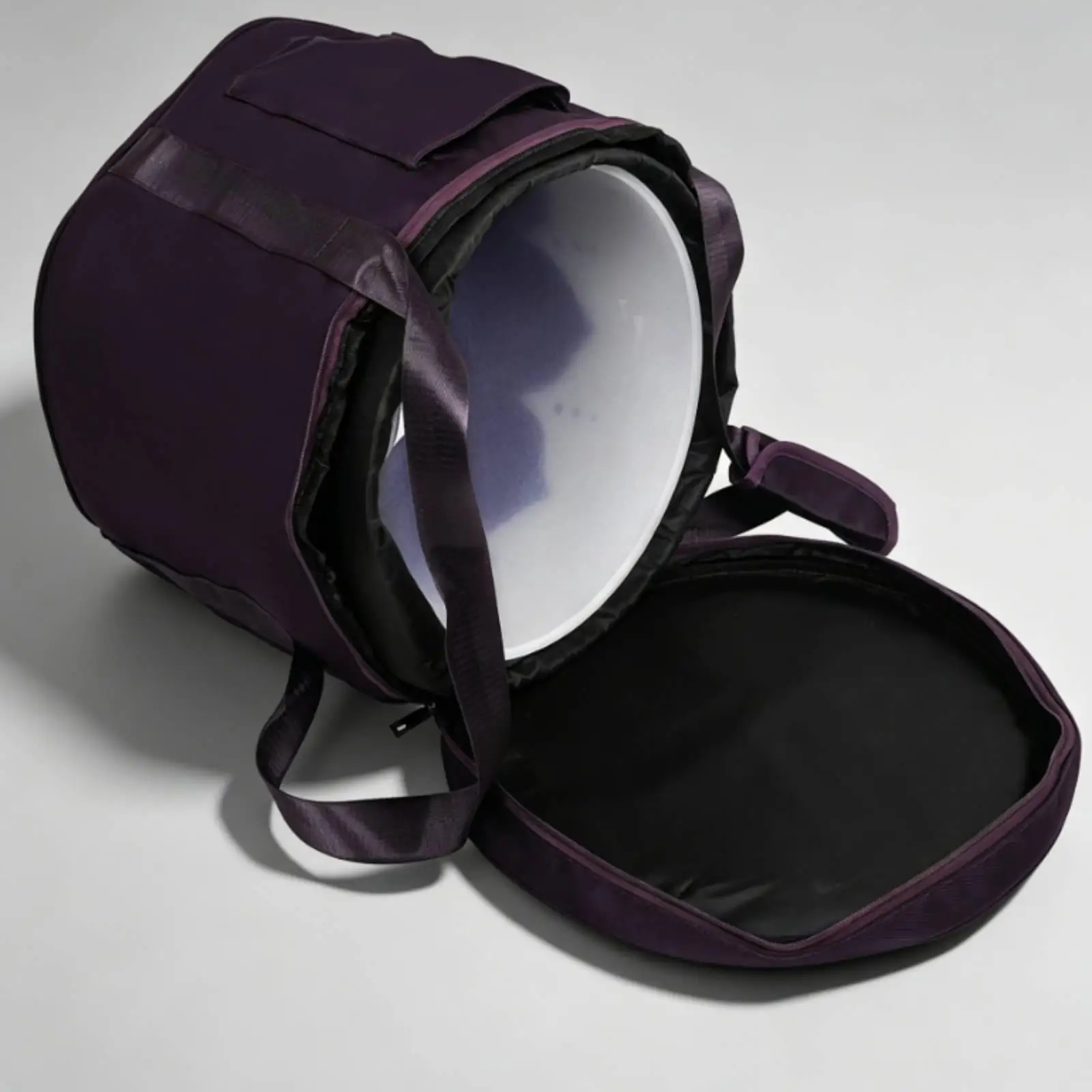 Singing Bowl Carrying Case Zippered Padded Bag for Transport with Hand Strap Home to Studio Use