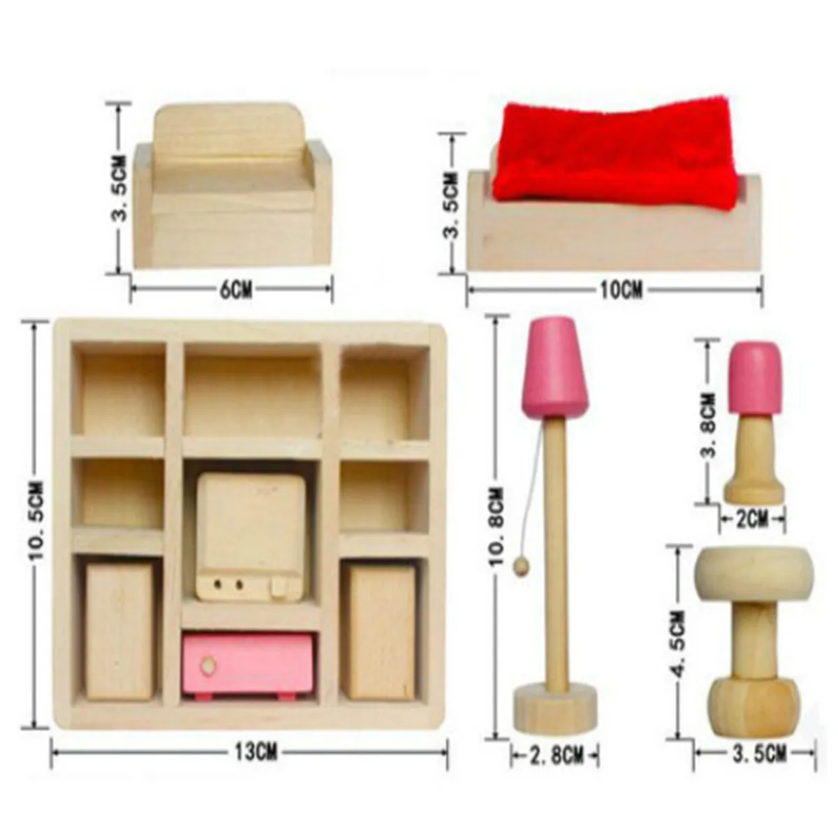 

Miniature Furniture Set Diy House Bathroom Kids Gift For Mini House Bedroom Decor Miniature Furniture Set Handmade