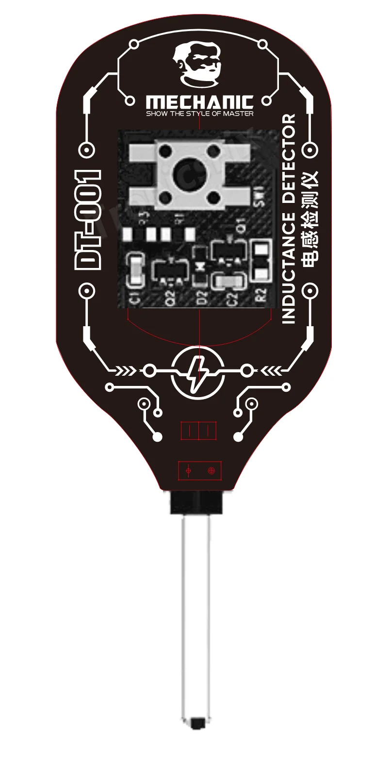 

MECHANIC DT-001 Motherboard Coil Tester Inductor Detector Tool for PC Repair Electromagnetic Induction Quick Fault Check