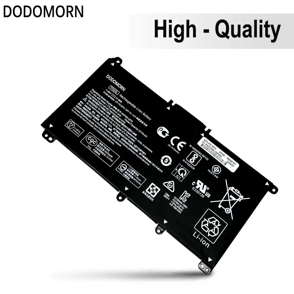 Dodomorn Tf03xl Laptop Accu Voor Hp Pavilion 14-bf 15-cc 15-Cd 17-ar 17-ar007ca 17-ar050wm HSTNN-UB7J 920046-541tpn-q188 41wh