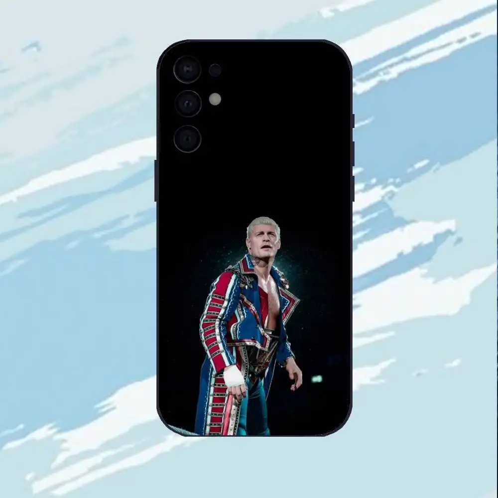 C-CodyS R-Rhodes W-Wrestler  Phone Case For Samsung S25,S24,S23,S22,S21,S20,Plus,Soft Black Shell
