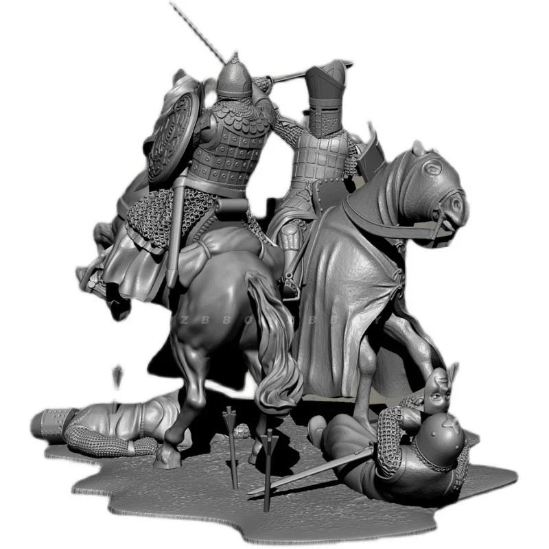 38mm 50mm Resin Soldier model kits figure colorless and self-assembled （3D Printing ） TD-6024/3D