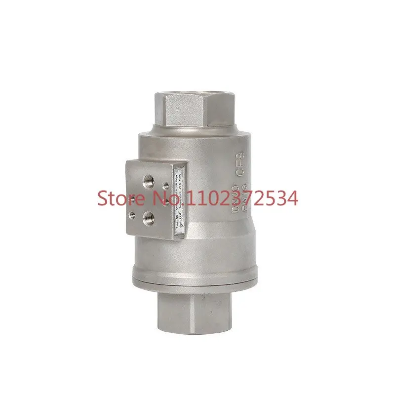 Stainless steel pneumatic angle seat valve 200 pneumatic shuttle valve mechanical coaxial threaded valve