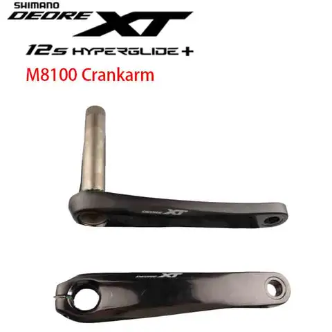 SHIMANO DEORE XT M8100 Crankarm For MTB Mountain Bike 165/170/175mm FC-M8100-1 12S For 142/148mm O.L.D. Original  Shimano Parts