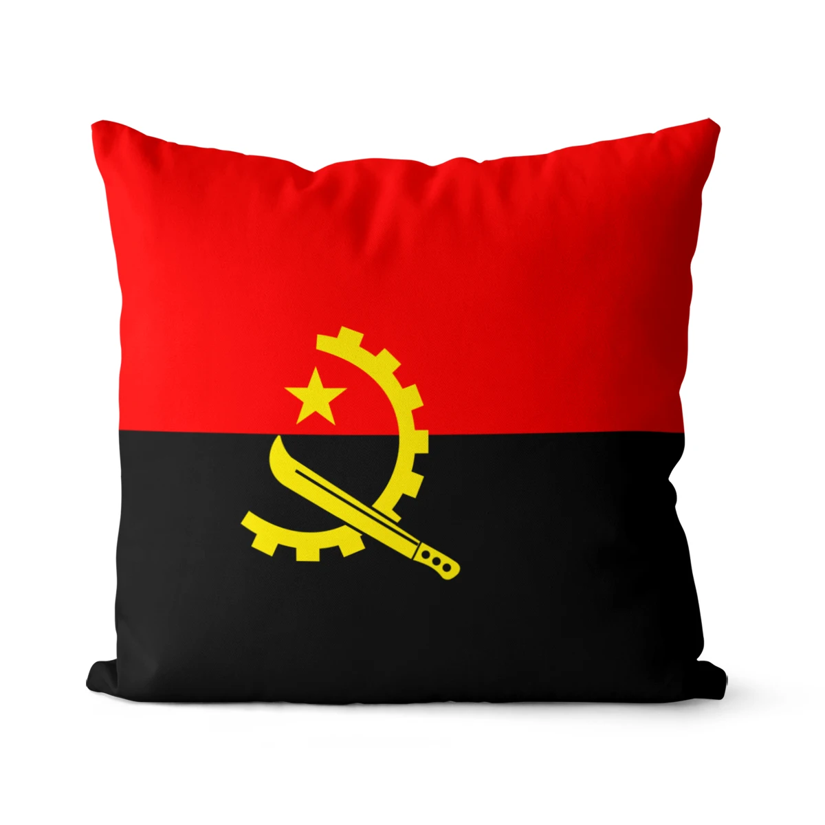 Wuzidream The Angola Flag Pillow Cover Decoration Pillow Case Decorative Throw Pillow Cover For Sofa Cushion Cover