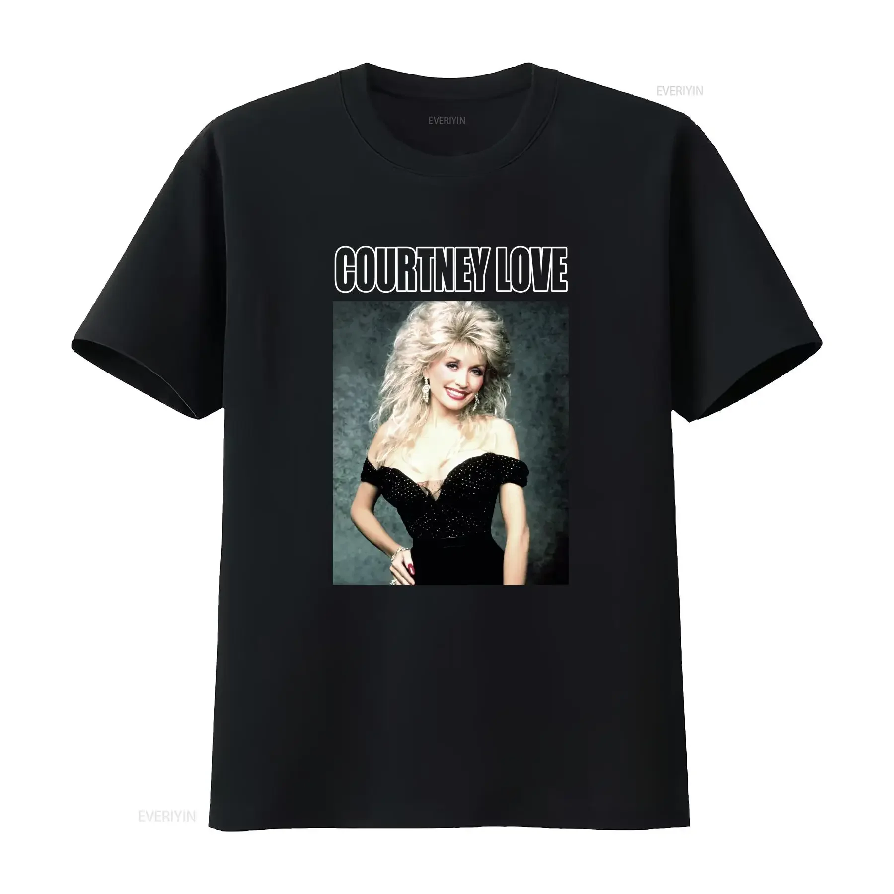 

Courtney Love Dolly Parton Tour Концертная хлопковая футболка всех размеров винтажная стираная уличная одежда Удобная мягкая стильная унисекс