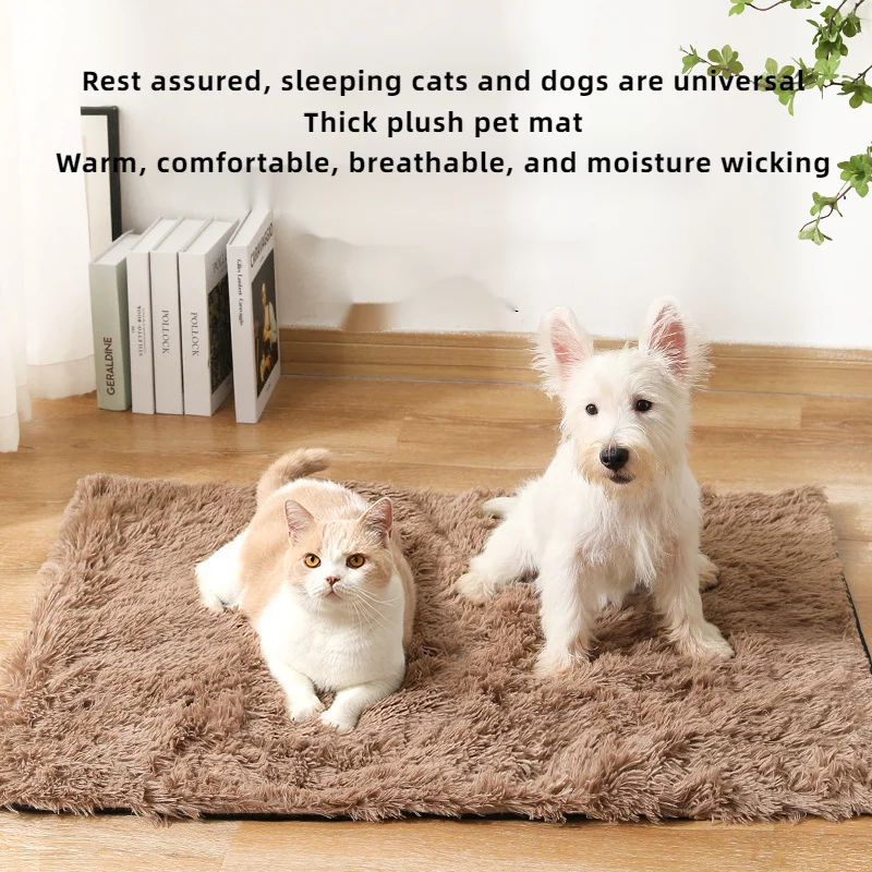 Dog Floor Cat Sleeping Mat, pet shop Carpet, Dog Winter Warmth, Mattress, Anti Slip Nest dog bed house houses kennels & pens