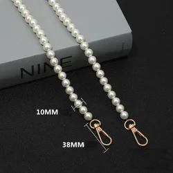 40-130Cm Parel Wrap Ketting Ketting Handheld Parel Sieraden 10Mm Parel Geweven Wikkel Band Tas Onderdelen Accessoires