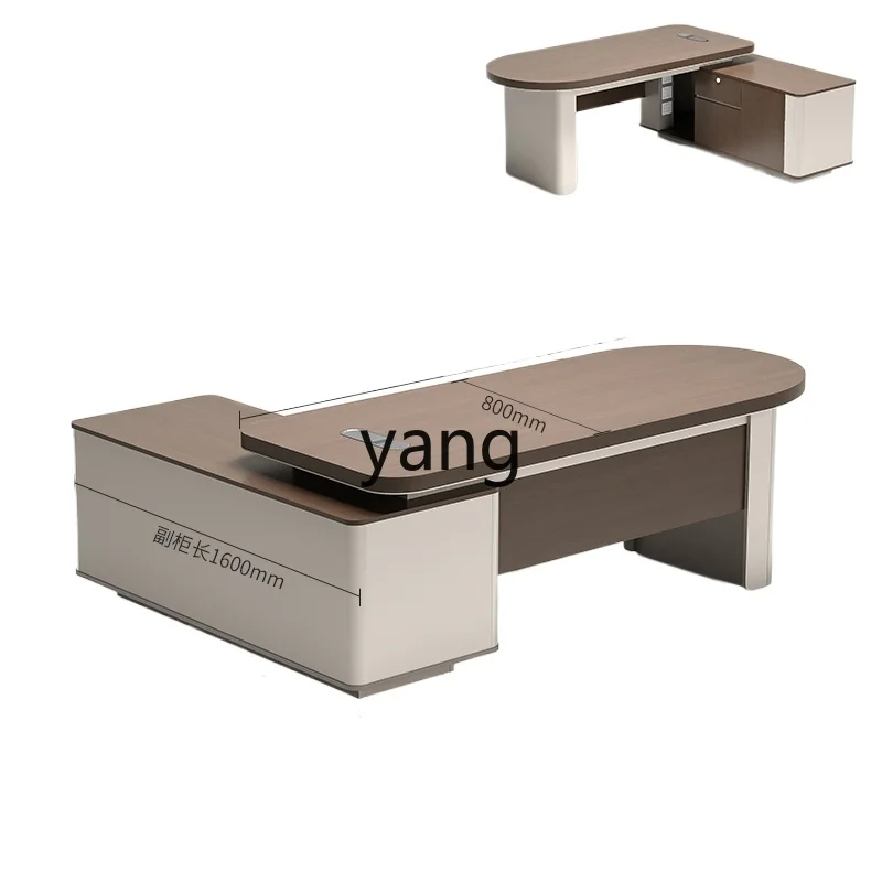 LTT office desk and chair combination simple modern single manager desk office