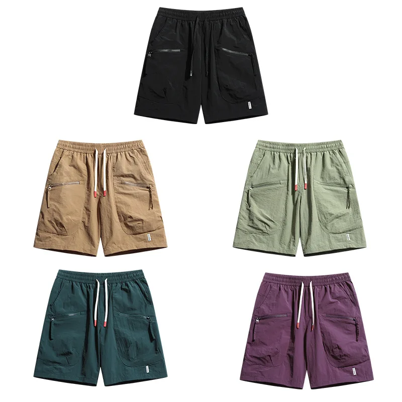 

Men Cargo Shorts with Big Pockets Outdoor Loose Fit Sports Running Shorts