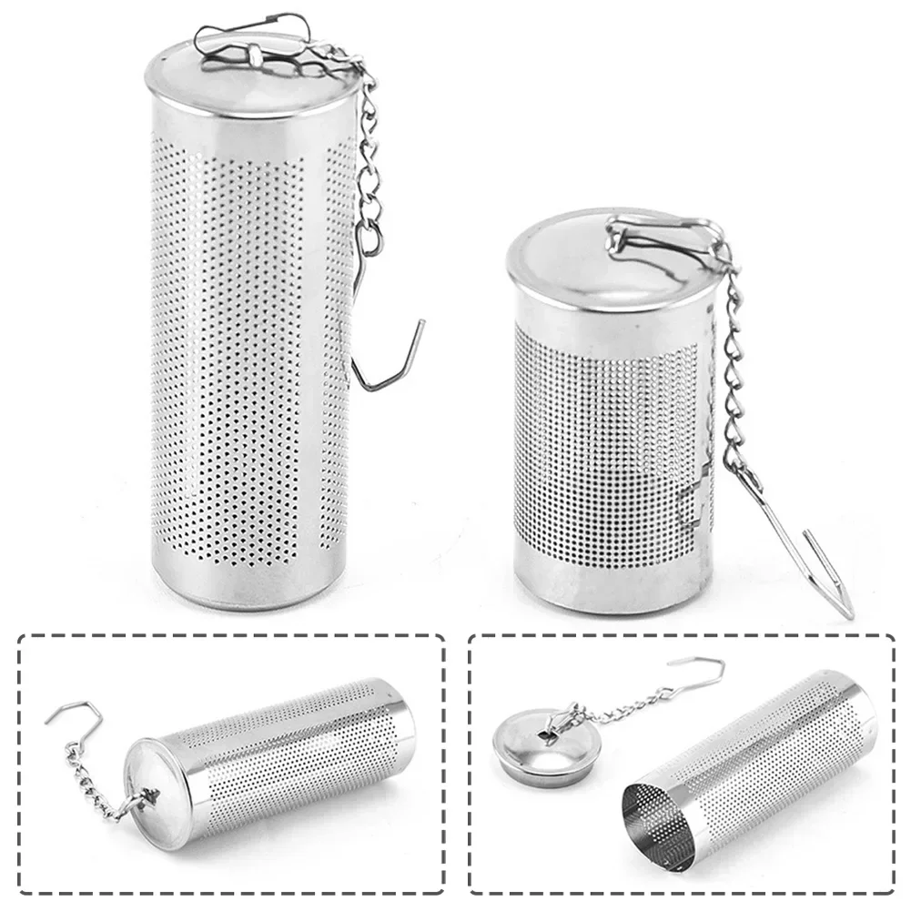 1PCS Stainless Steel Tea Ball  Infuser Strainer Leaf Spice Herbal Teapot Reusable Mesh Filter Home Kitchen Accessories