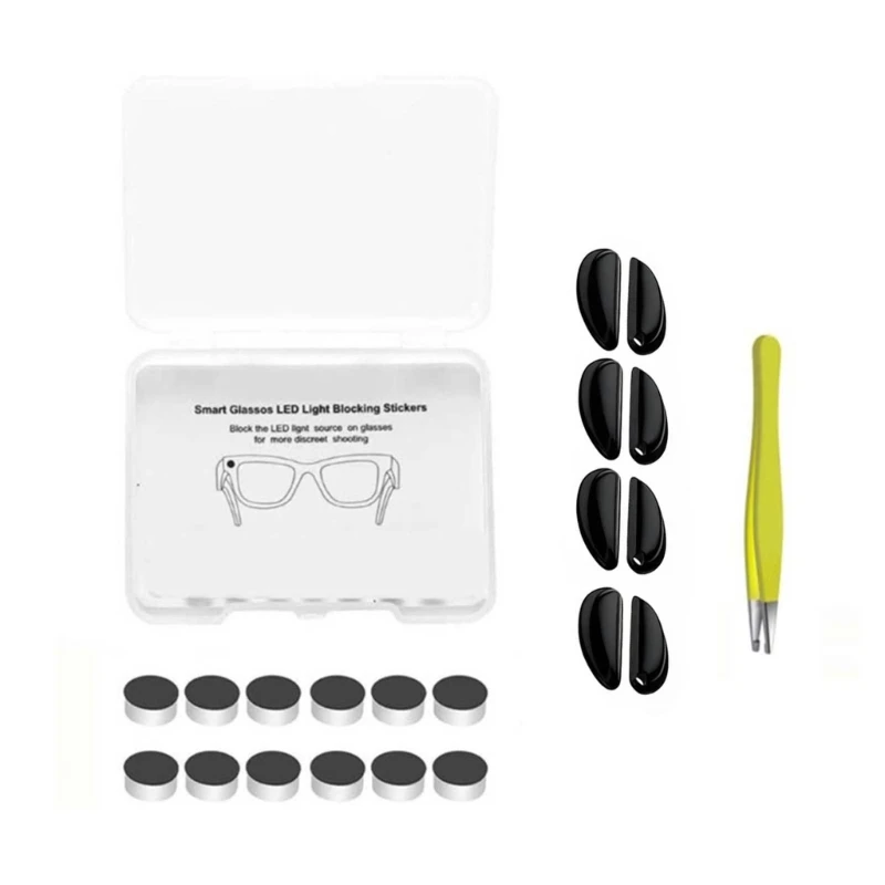 U55B Glasses Accessory Pack with Light Covers and Fine-Tip Tweezers