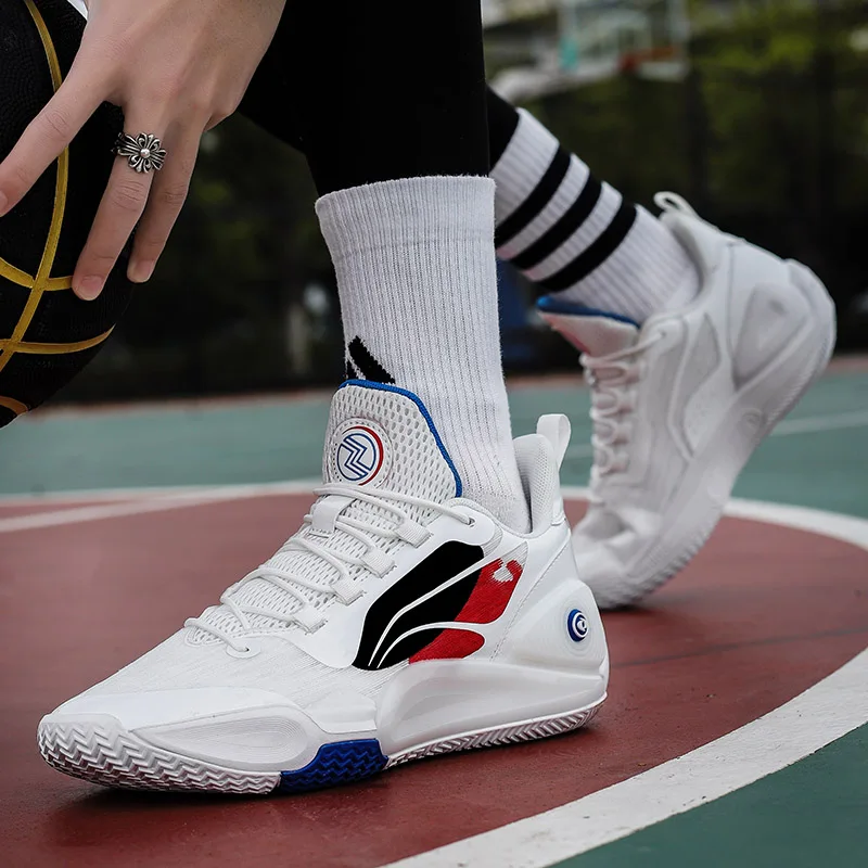 SENTA Basketball Shoes Men Kids Basket Boots Women Mesh Sports Shoes Designer Sneakers Streetball Training Shoes Male Footwear