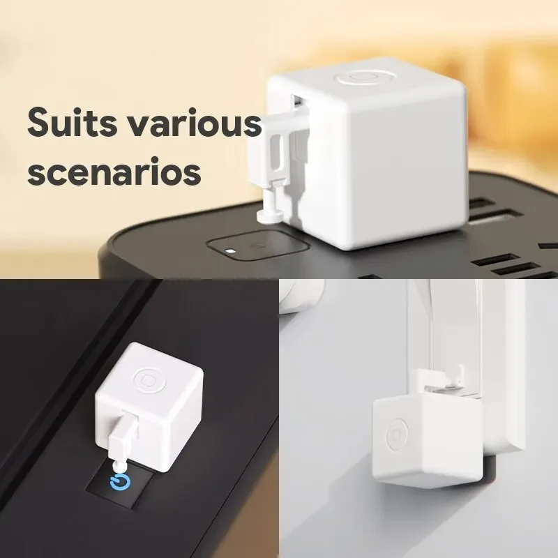 Tuya Smart Bluetooth Fingerbot Automatic Remote Controll Switch With Push Arm Switchbot Works Alexa Google Home Smart Life App