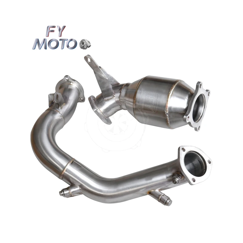 Picture 4: Downpipe & Front Pipe for Audi A4 A5 A6 A7 Q5 2.0T B9 B9.5