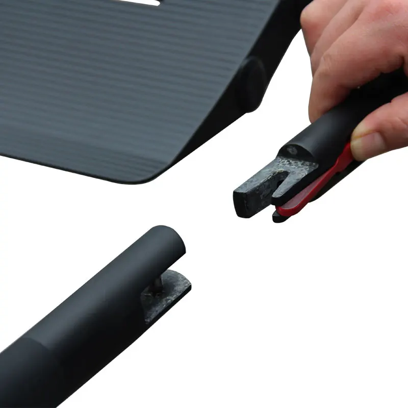 Carbon fiber spatula stretcher folding