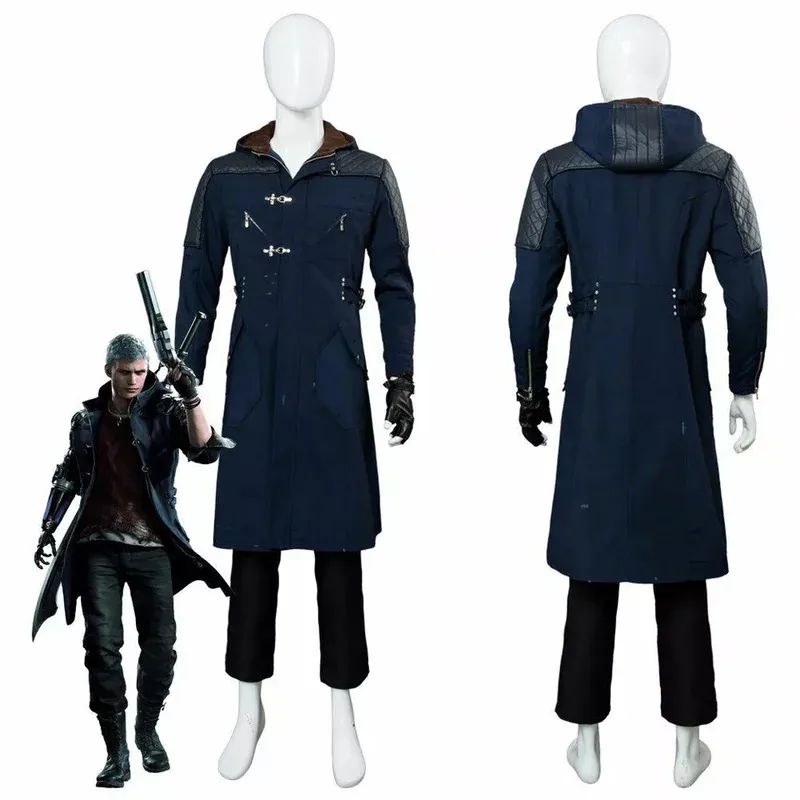 

Nero DMC5 Devil May Cry V NERO Cosplay Costume Jacket Halloween only Coat