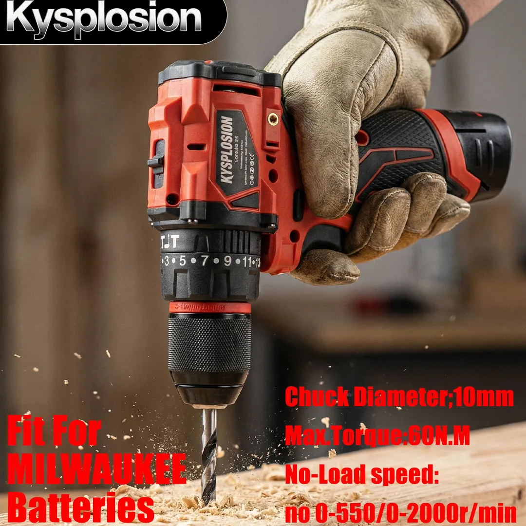 cordless drill Brushless screwdriver Electric drill impact cordless wireless impact fit milwaukee m12 battery power tool sets