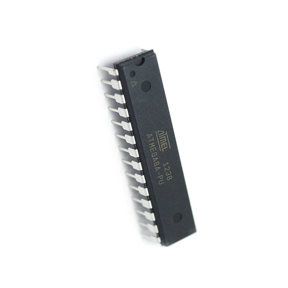 ATMEGA8-ATMEGA8A-PU DIP Flash IC DIP-28, 8 bit dengan 8K Byte, Flash yang dapat diprogram dan sistem el