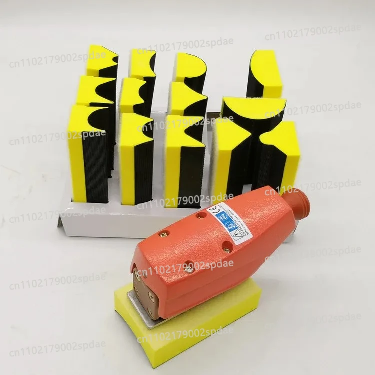 straight line pneumatic air sander, air Line Groove Corner track Sandpaper machine