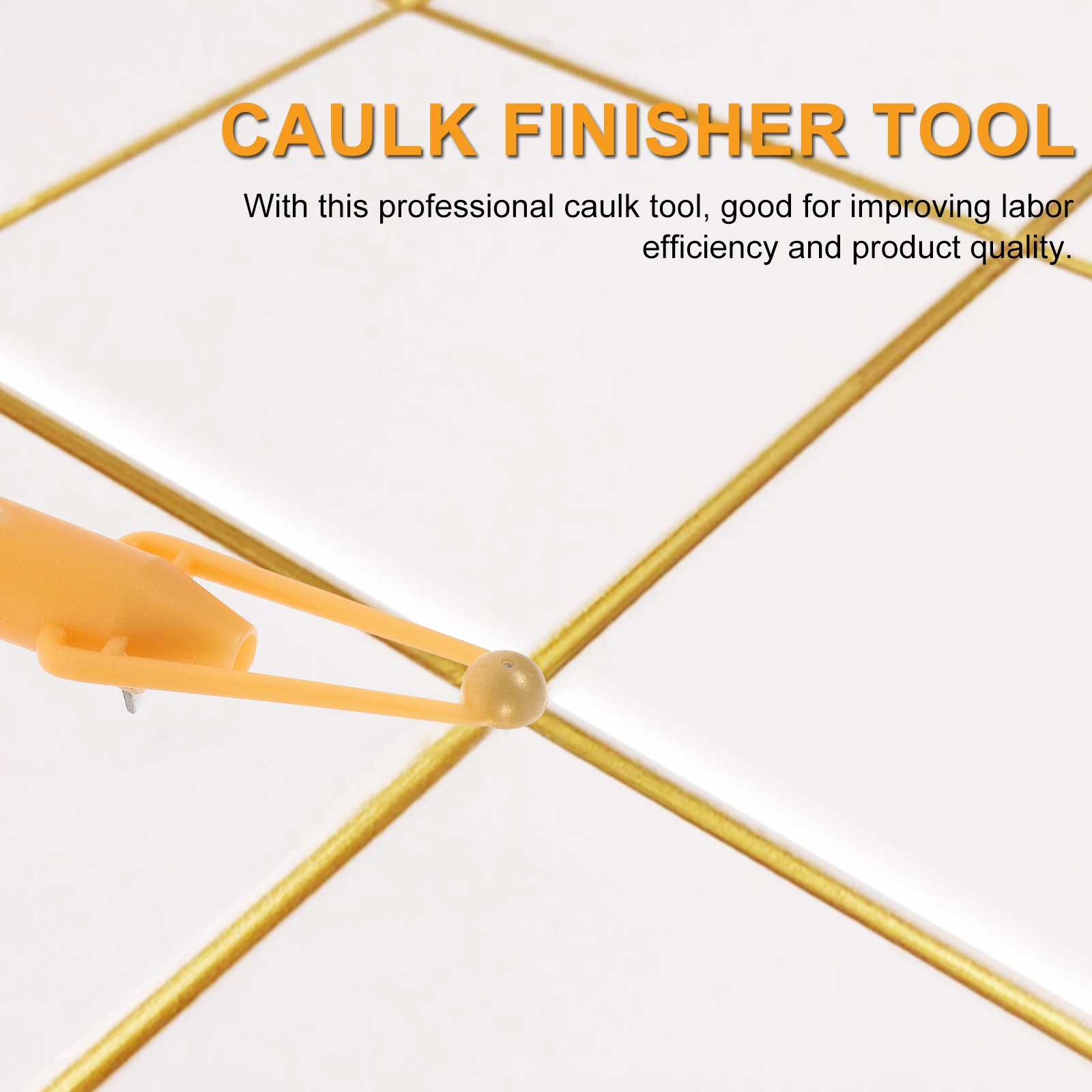 

5Pcs Professional Caulk Tool Steel Ball Grouting Caulking Kit Durable ABS Metal Construction Caulk Finisher Tool