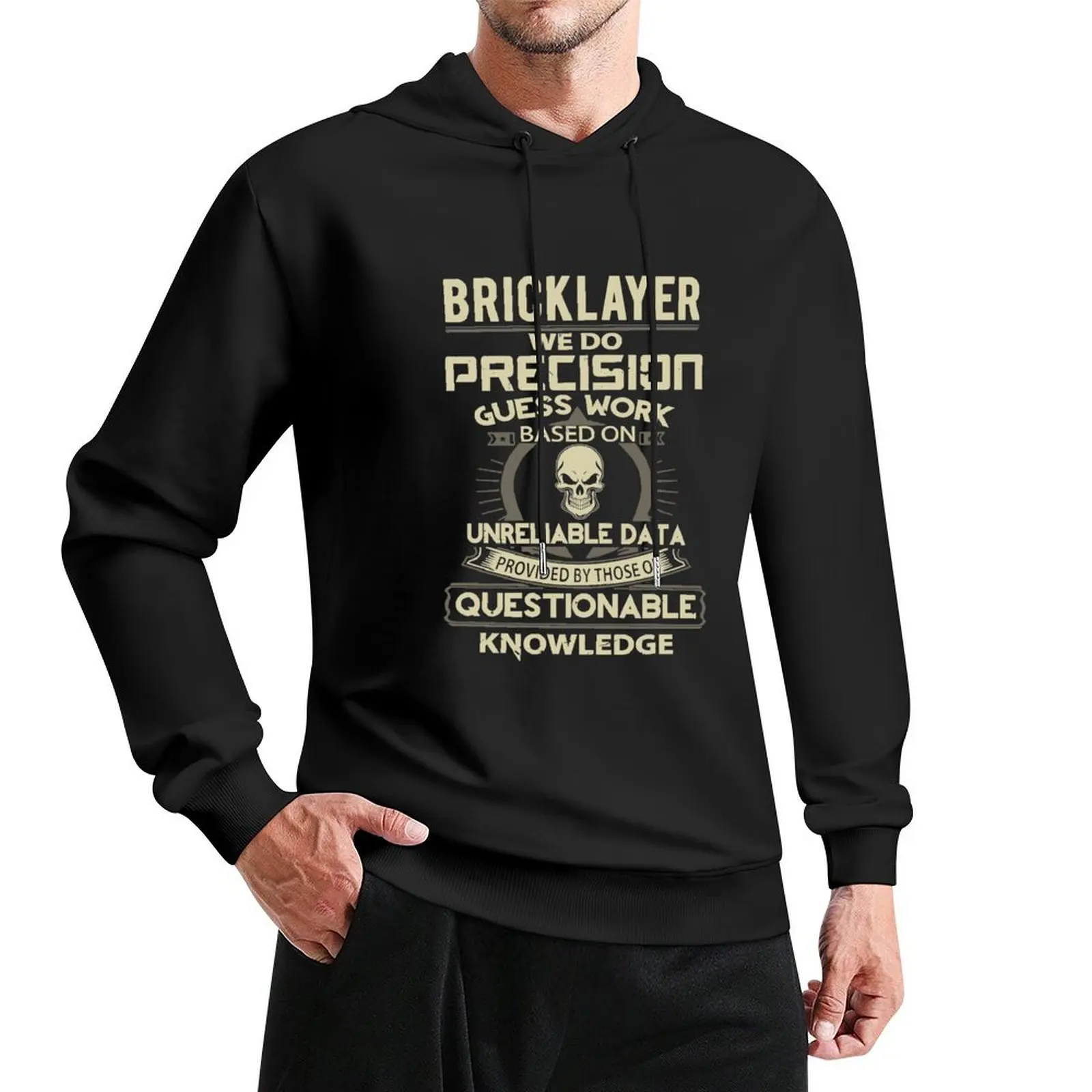 

Bricklayer Knowledge Pullover Hoodie winter clothes men wear anime clothing men's sweat-shirt set big size hoodie