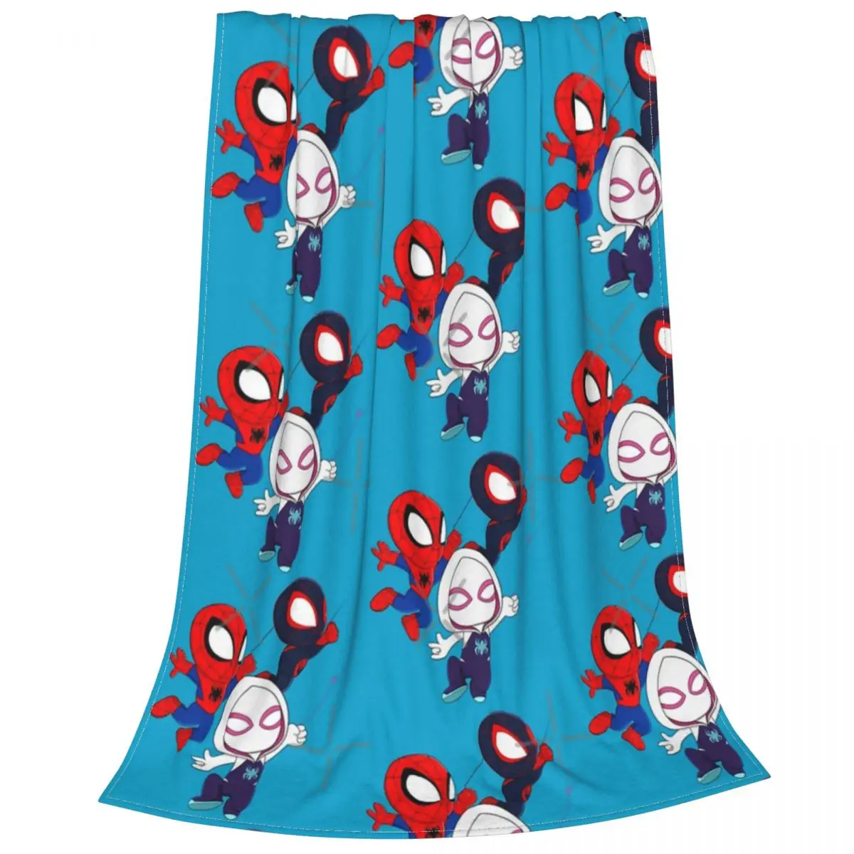 Cartoon Spiders Ghost Cute Baby Spidey Girl Amazing Friends Cartoon Ghost Blanket Bedspread On The Bed Quilt Sofa Cover King